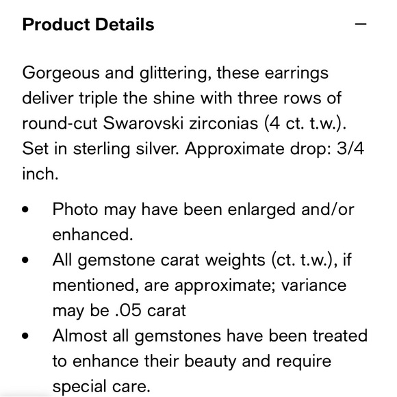 3-Piece Exquisite 925-QCD lab grown diamonds pendant and earrings set - Picture 16 of 17